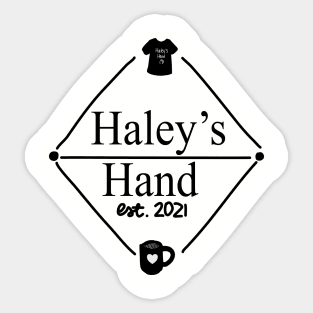 Haley’s Hand Sticker